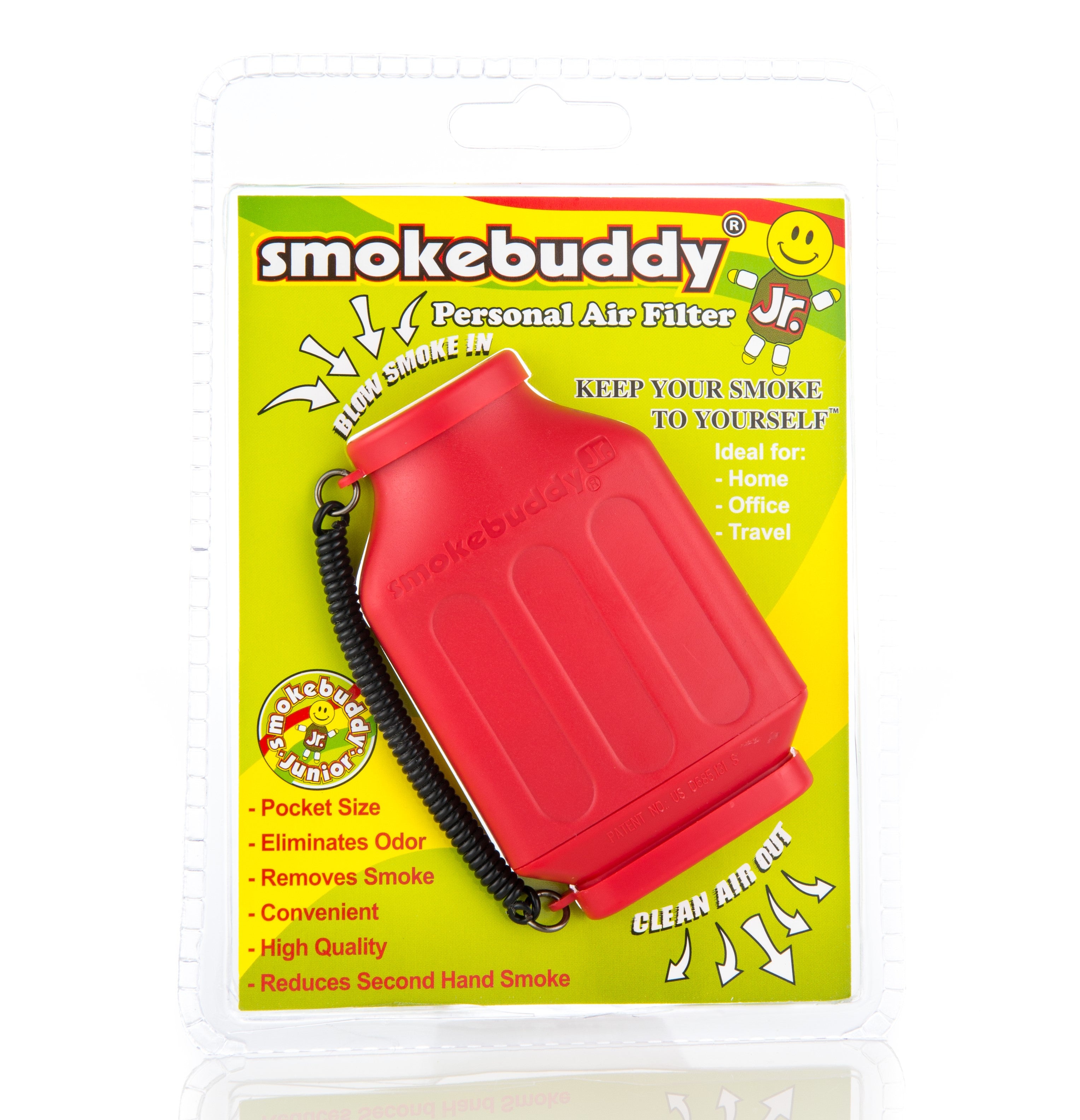 Red Smokebuddy Junior Personal Air Filter – SB Co.