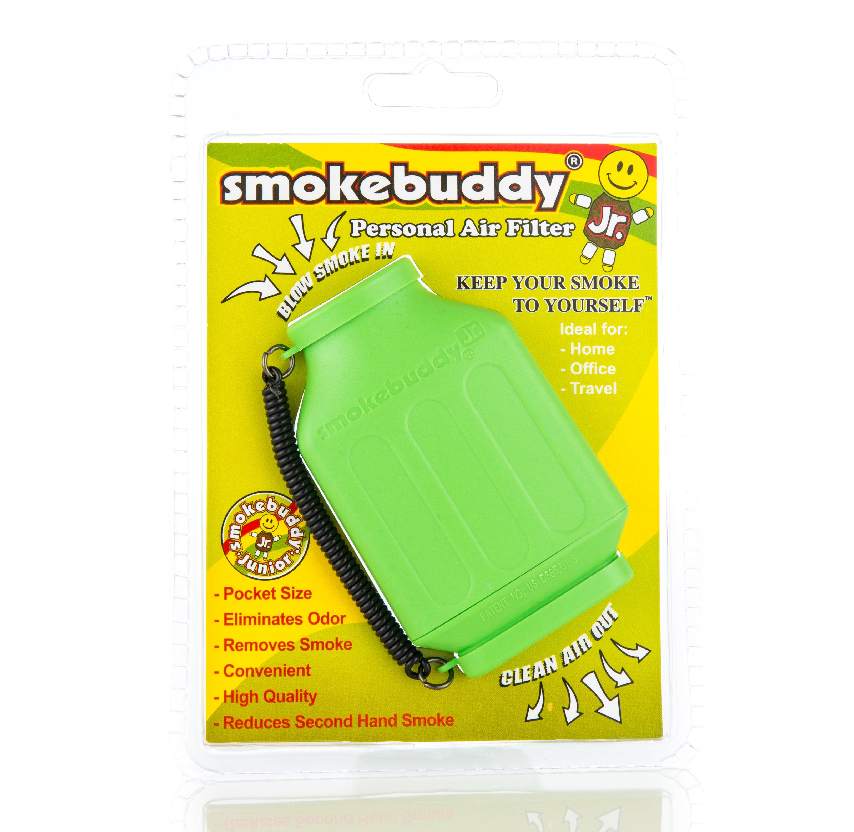 Lime Green Smokebuddy Junior Personal Air Filter – SB Co.