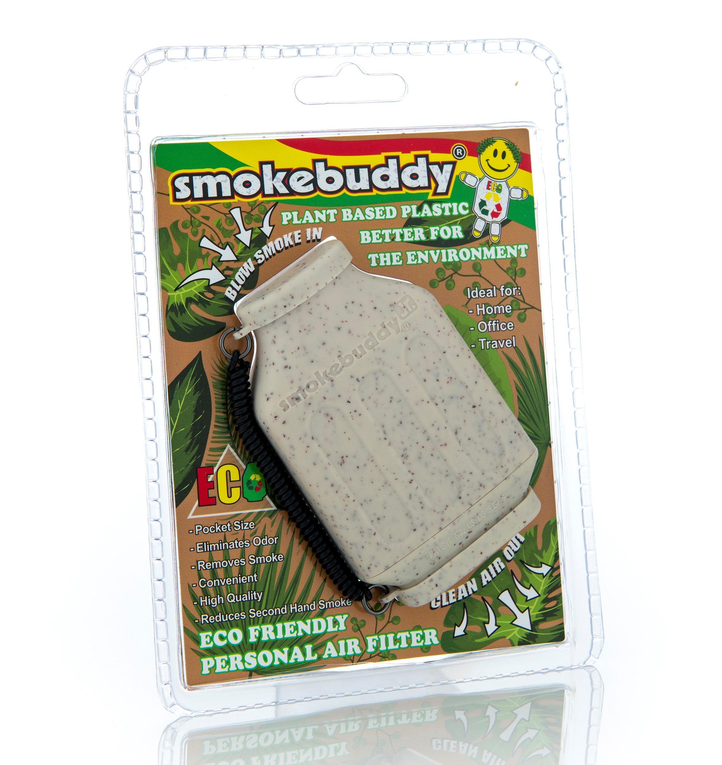 White ECO Smokebuddy Junior Personal Air Filter