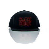 Smokebuddy Black & Red 3D Snapback Hat