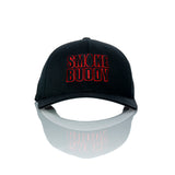 Smokebuddy Black & Red 3D Flexfit Hat
