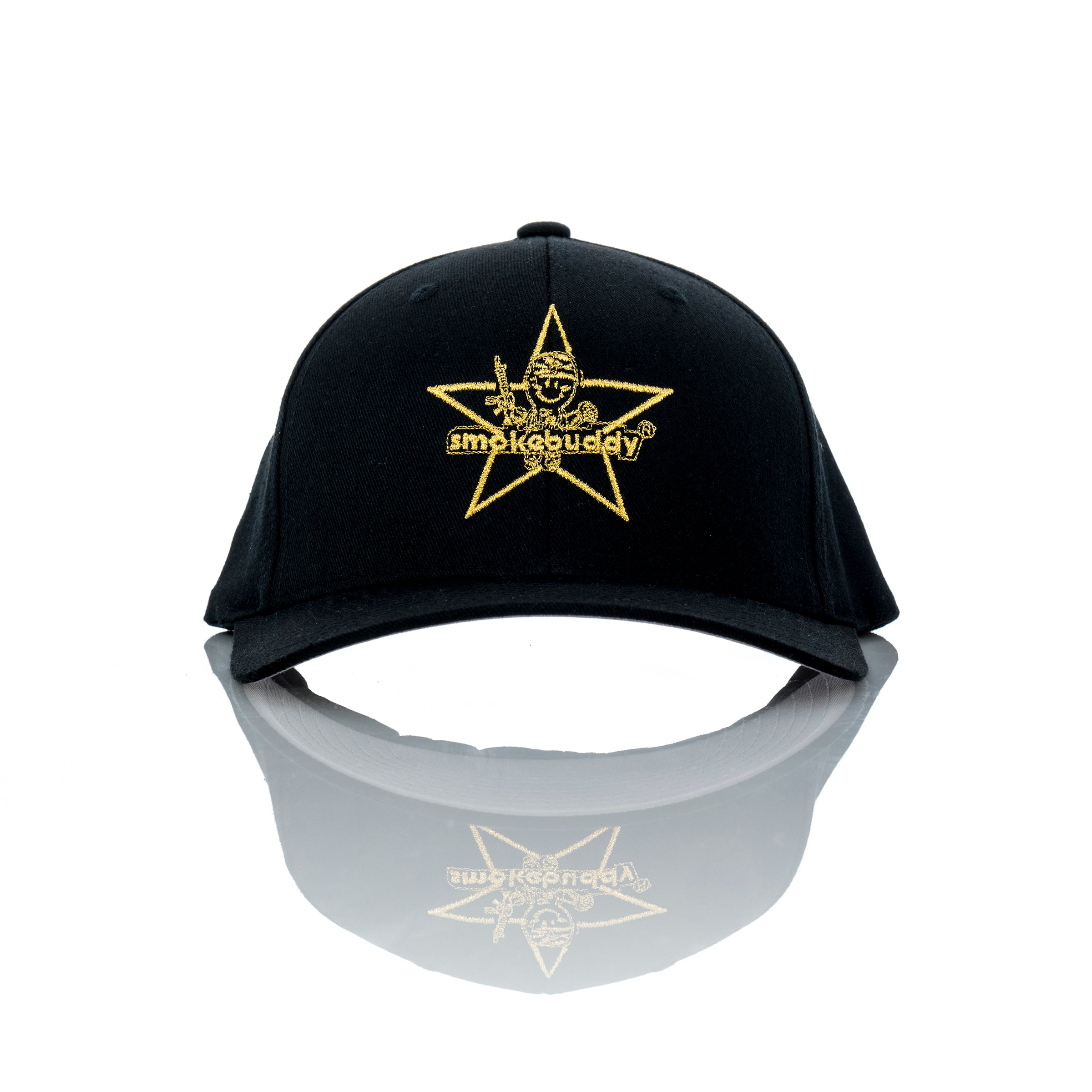 Smokebuddy Star Flexfit Hat Black