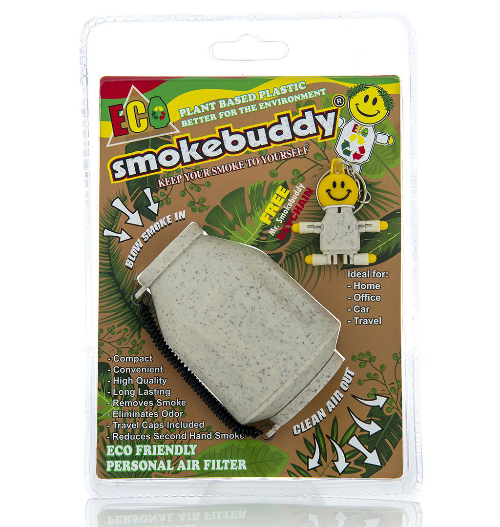 White ECO Smokebuddy Original Personal Air Filter